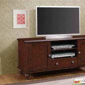 704411 TV Stand in Merlot by Coaster