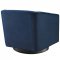 Twist Swivel Chair Set of 2 in Midnight Blue Velvet by Modway