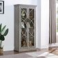 950839 Tall Cabinet in Antique Grey by Coaster