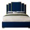 Hugo Bed in Navy Velvet Fabric by Meridian