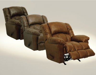 Choice of Color Bonded Leather Touch Winchester Modern Recliner