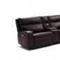 Cozy Power Motion Sectional Sofa 6Pc in Chocolate by J&M