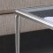 Naiya Coffee Table 81020 in Nickel & Clear Glass by Acme