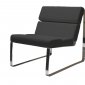 Angel Chair in Black Leatherette by Whiteline Imports