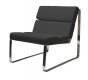 Angel Chair in Black Leatherette by Whiteline Imports