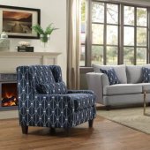 Astaire Sofa & Loveseat Set in Cement Fabric 506301 by Coaster