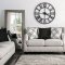 Phoibe Sofa SM3078 in Ivory Chenille Fabric w/Options