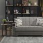 Willow Aristo Light Brown Loveseat Sleeper by Istikbal