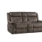 Kisner Motion Sofa & Loveseat Set in Brown by Klaussner