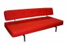 K18-A Sofa Bed in Red Leatherette by J&M