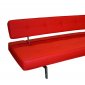 K18-A Sofa Bed in Red Leatherette by J&M