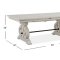 Bronwyn Dining Table D4436 in Alabaster by Magnussen w/Options