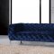 Mercer 646 Sofa in Navy Velvet Fabric w/Optional Items