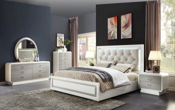 Allendale Bedroom 20200 in Ivory by Acme w/Options [AMBS-20200-Allendale]