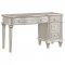 Evangeline Vanity Set 223397 in Silver Oak by Coaster w/Stool