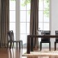 Colibri Modern Dining Table by J&M in Dark Walnut w/Options