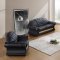 Cleopatra Sofa Set 3Pc in Black Half Leather by VIG