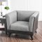 Cailin Sofa CM6085 in Gray Linen-Like Fabric w/Options