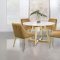 Gwynn Dining Table 107171 White & Gold by Coaster w/Options