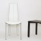 Allison Dining Chairs Set of 4 White, Black or Brown - Whiteline