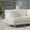 Lucas Sofa 609 in Cream Velvet Fabric by Meridian w/Options