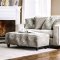 Stefano Sofa SM8220 in Light Mocha Fabric w/Options