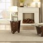 Laszlo 3593 Coffee Table 3Pc Set in Brown by Homelegance