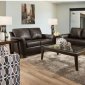 Cocus Sofa 55780 in Espresso Top Grain Leather Match by Acme