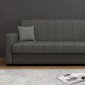 Melbourne Sofa Bed & Loveseat Set in Charcoal Fabric