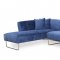 Caprice Sectional Sofa TOV-L6119 in Navy Velvet by TOV Furniture