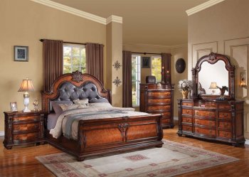 22310 Nathaneal Bedroom in Tobacco by Acme w/Options [AMBS-22310 Nathaneal]