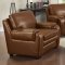 Matera Sofa & Loveseat Set in Brown Leather w/Options