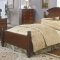 Brown Cherry Finish Classic Bedroom Set w/Queen Size Bed