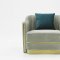 Ardine Sofa & Loveseat Set in Grey Velvet Fabric by VIG