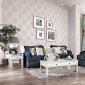 Nefyn Sofa SM6222 in Navy Chenille Fabric w/Options