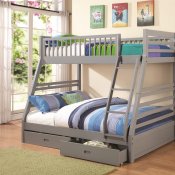 Ashton 460182 Bunk Bed in Grey Paint by Coaster