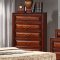 B2700 Bedroom in Oak w/2 Drawer Bed & Jewerly Dresser