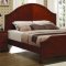 Rich Dark Brown Finish Traditional Bed w/Optional Casegoods