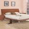 5 Piece Walnut Finish Contemporary Bedroom Set