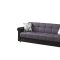 Avalon Sofa Bed in Gray Fabric by Casamode w/Options