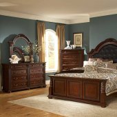 2117 Silas Bedroom by Homelegance in Cherry w/Options