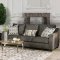 Coralie Sofa SM2012 in Charcoal Microfiber w/Options