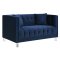 Ellington Sofa in Navy Blue Fabric by Elements w/Options