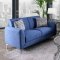 Lauritz Sofa & Loveseat 2Pc Set CM6088 in Blue w/Options