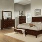 B2800 Bedroom in Dark Pecan w/Optional Casegoods