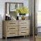 Garland Bedroom Set 5Pc CM7356 in Light Oak w/Options