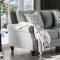 Giovanni Sofa SM2673 in Grey Linen-Like Fabric w/Options