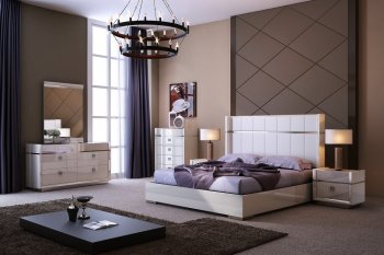 Paris Bedroom in White by J&M w/Optional Casegoods [JMBS-Paris]