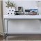 Loke Office Desk CM-DK5204 in White & Chrome