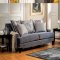 Vincenzo SM2204 Sofa in Slate Blue Fabric w/Options